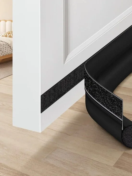 Door Draft Stopper 36 Inch Black Adjustable Door Draft Blocker Front Door Draft - Picture 1 of 8